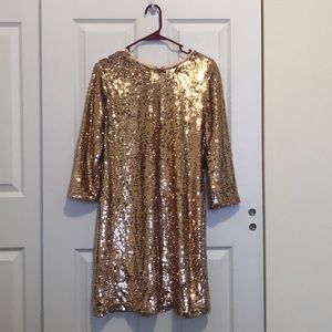 Rose gold sequin dress from Lulus- Medium